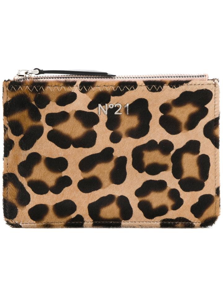 No21 Animal Pattern Clutch - Nude & Neutrals