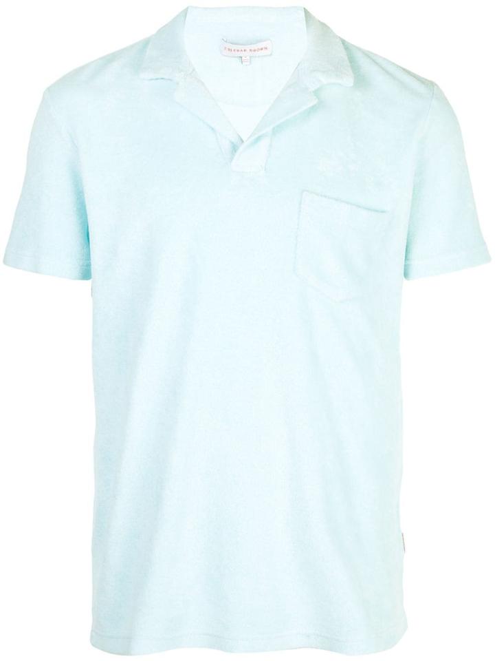 Orlebar Brown Terry Polo Shirt - Blue