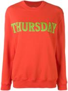 Alberta Ferretti Thursday Jersey Sweatshirt - Orange