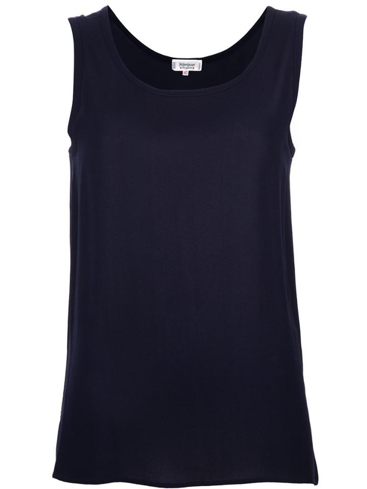 Yves Saint Laurent Vintage Sleeveless Top - Blue