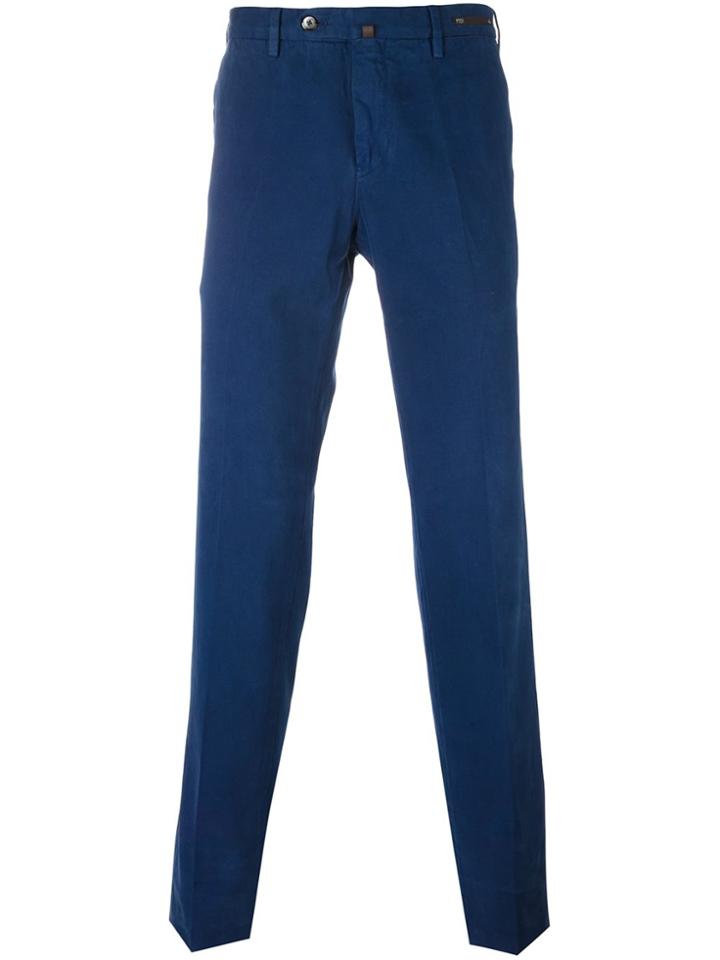 Pt01 Slim-fit Chinos - Blue