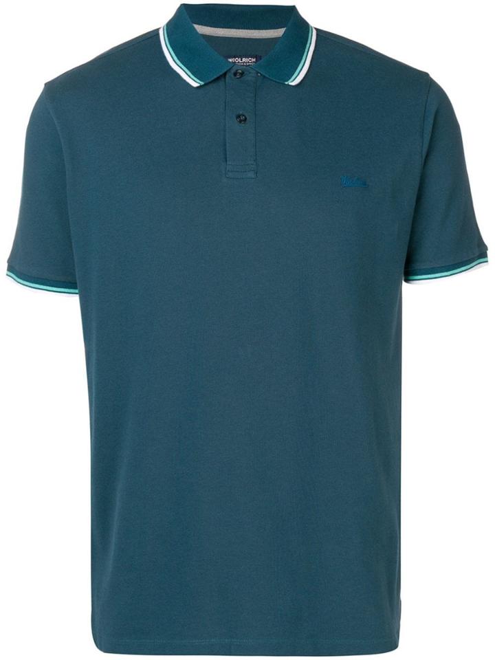 Woolrich Logo Polo Shirt - Blue