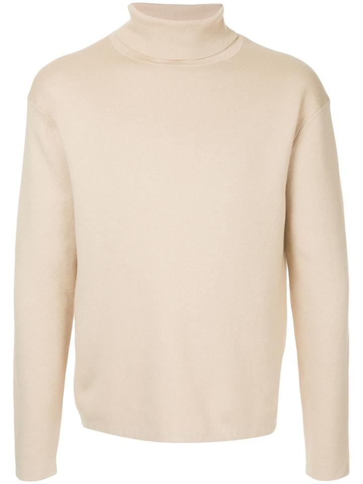 Caban Roll Neck Jumper - Neutrals