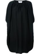 Gianluca Capannolo Short Sack Dress, Women's, Size: 40, Black, Viscose