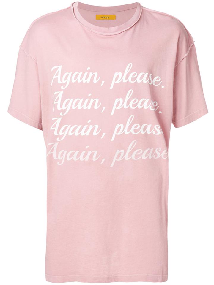 Mirror By Paura Again, Please T-shirt - Pink & Purple