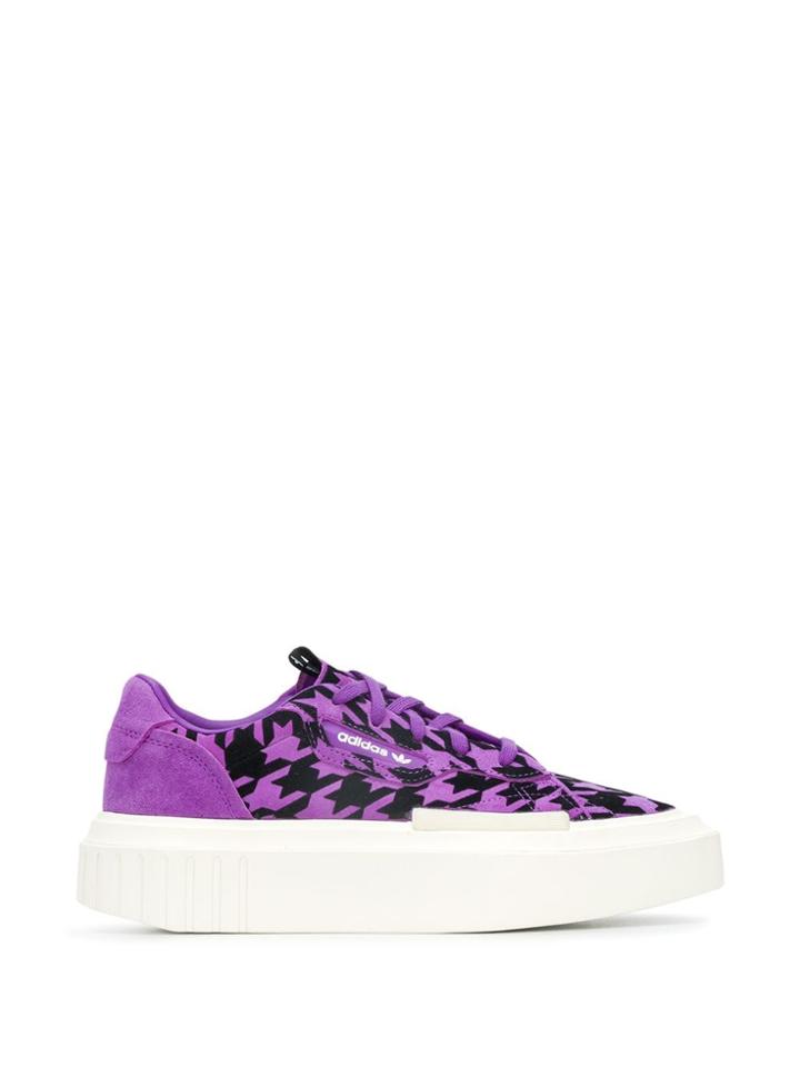 Adidas Hypersleek Platform Trainers - Purple