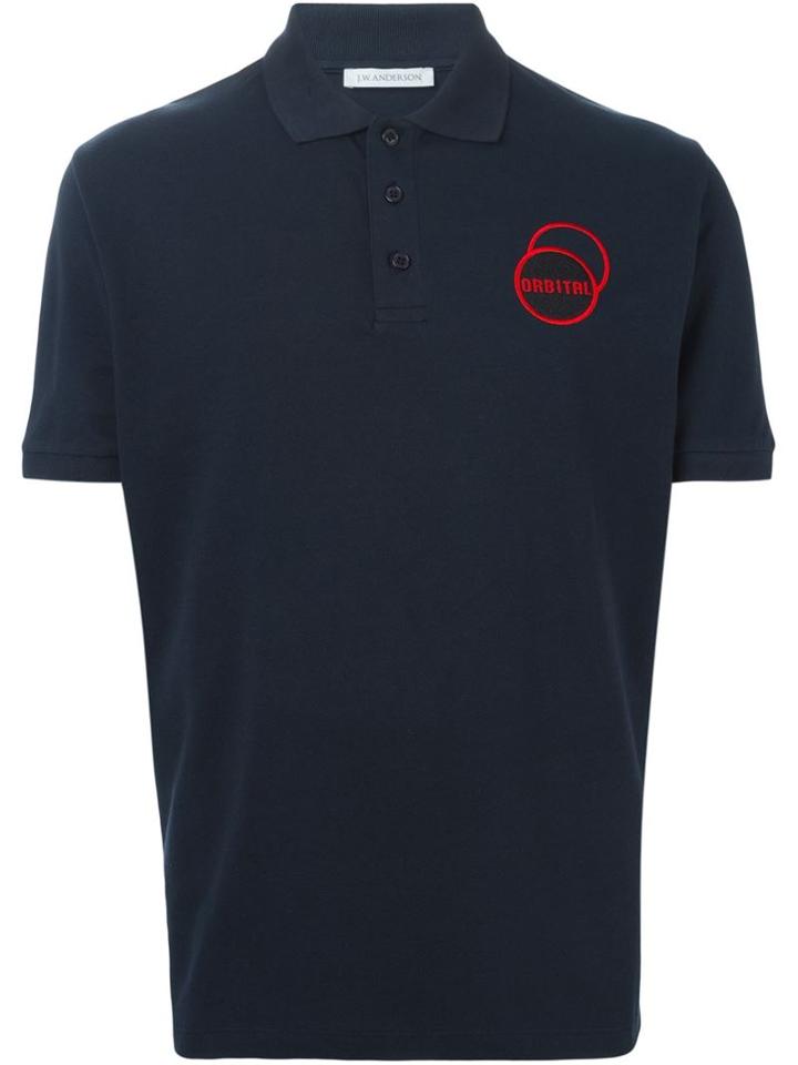 J.w. Anderson Orbital Patch Polo Shirt