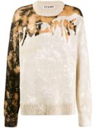 Ottolinger Contrast Knit Jumper - Brown
