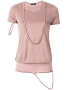 Diesel Layered T-shirt - Pink