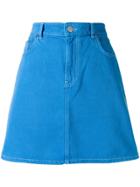 Ganni Sheldon Denim Skirt - Blue