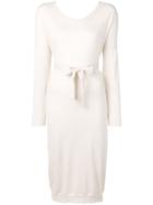 Roberto Collina Long Sweater Dress - White