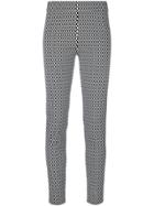 D.exterior Knitted Slim-fit Trousers - Black