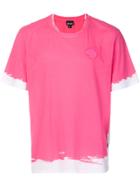 Just Cavalli Colour Block T-shirt - Pink & Purple