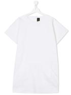 Finger In The Nose Raw Edge Dress - White