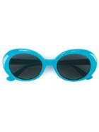Saint Laurent Eyewear California Oval Sunglasses - Blue