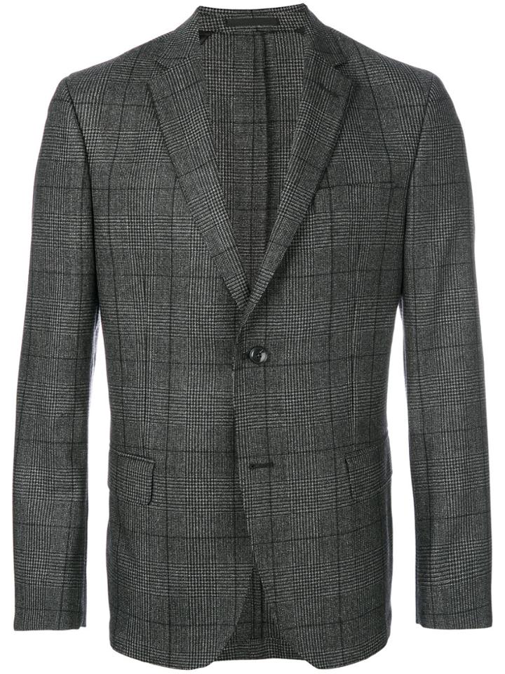 Officine Generale Plaid Blazer - Black