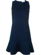 Tory Burch Floral Lace Appliqué Dress, Women's, Size: Xs, Blue, Nylon/spandex/elastane/viscose