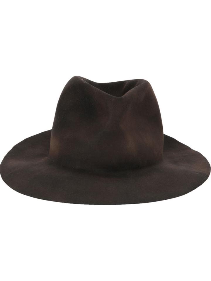 Horisaki Design & Handel Wide Brim Hat, Men's, Size: Small, Black, Beaver Fur