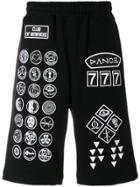 Ktz Scout Patch Print Track Shorts - Black