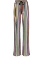 Marques'almeida Stripe Slim Fit Merino Wool Trousers - Multicoloured