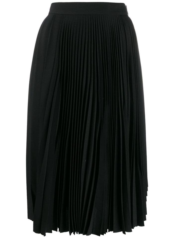 Acne Studios Pleated High Waisted Skirt - Black