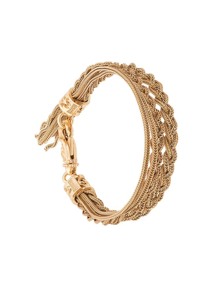 Emanuele Bicocchi Stacked Rope Chain Bracelet - Gold