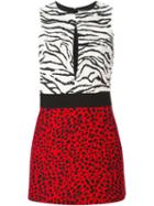 Fausto Puglisi Contrast Panelled Dress
