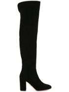 Aquazzura London Boost Knee Boots - Black