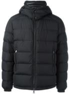 Moncler 'brique' Padded Jacket, Men's, Size: 7, Black, Polyamide/feather/goose Down