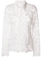 Olvi S Lace-embroidered Blouse - White