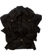 Comme Des Garcons Vintage Ruffled Sleeveless Jacket