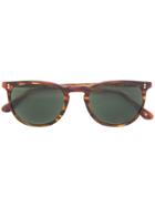 L.g.r Tortoiseshell Rectangle Frame Sunglasses - Brown