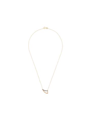 Polina Sapouna Ellis Keras Pendant Necklace - Metallic