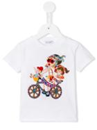 Dolce & Gabbana Kids Dg Family T-shirt, Girl's, Size: 18-24 Mth, White