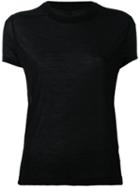 Rick Owens Drkshdw Seam Detail T-shirt, Women's, Size: Small, Black, Viscose