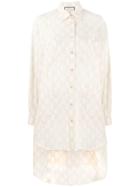 Gucci Oversized Monogram Pattern Shirt - White