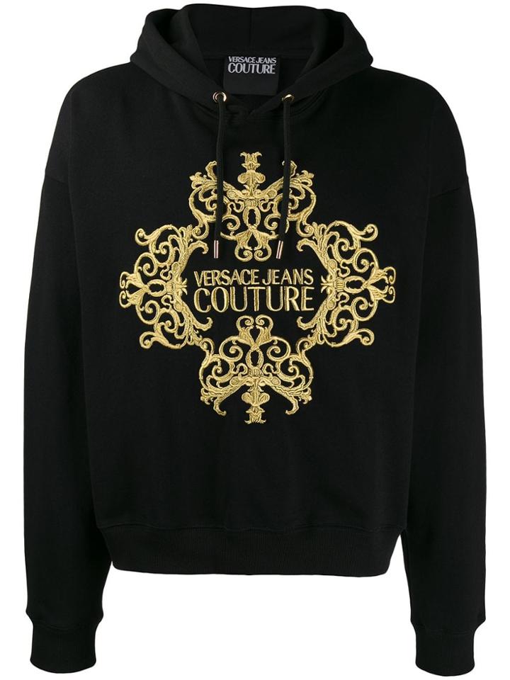 Versace Jeans Couture Logo Hoody - Black
