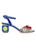 Dolce & Gabbana Open Toe Pom Pom Sandals