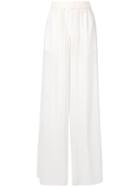 Vera Wang Flare Trousers - White