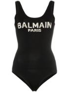 Balmain Logo Intarsia Body - Black
