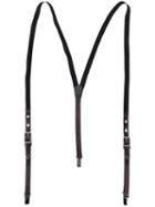 Weber + Weber - Buckle Braces - Men - Leather/spandex/elastane - One Size, Black, Leather/spandex/elastane