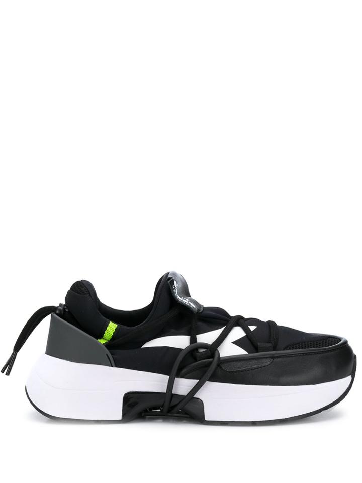 Diadora Pull-on Thick-sole Sneakers - Blue