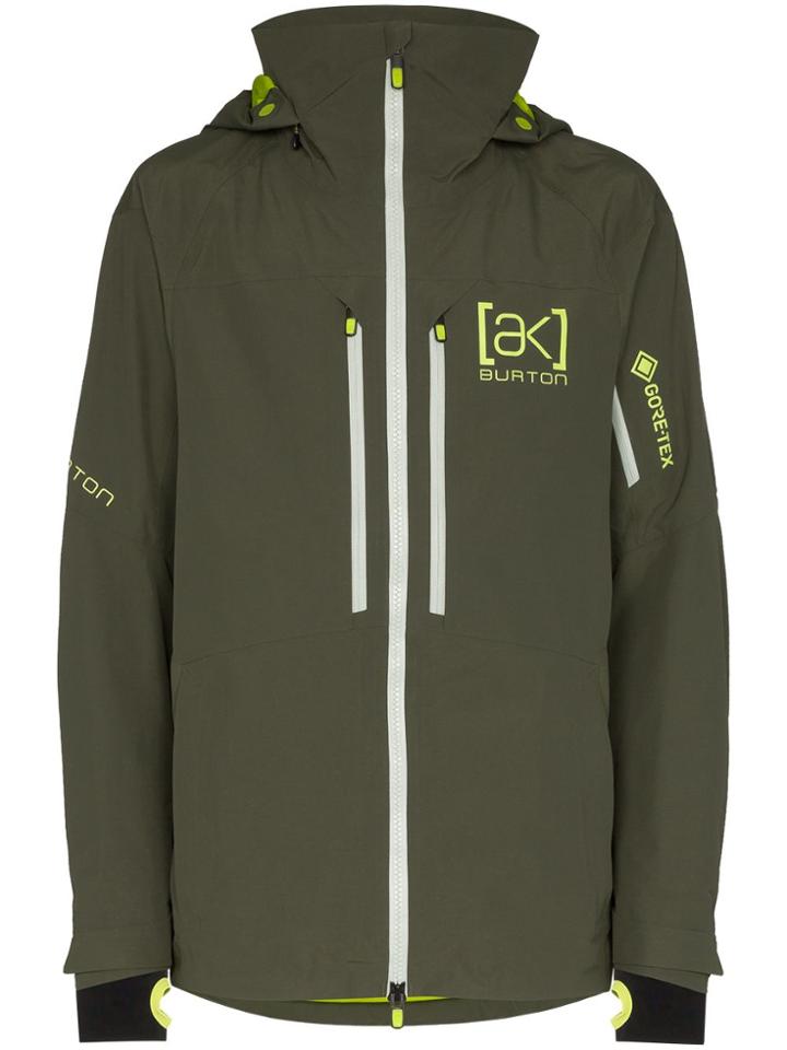 Burton Ak Swash Logo Goretex Hooded Jacket - Green