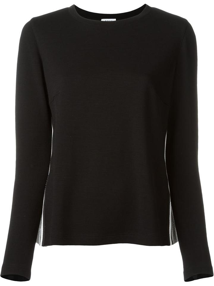 Akris Punto Side Slit Detail Jumper