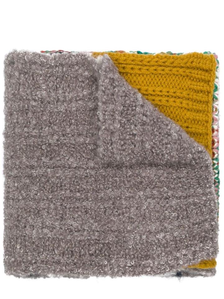 Missoni Reversible Knit Scarf - Grey