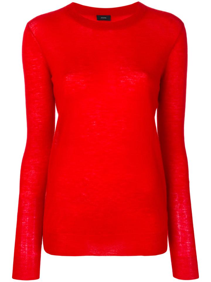 Joseph Cashmere Sweatshirt - Red