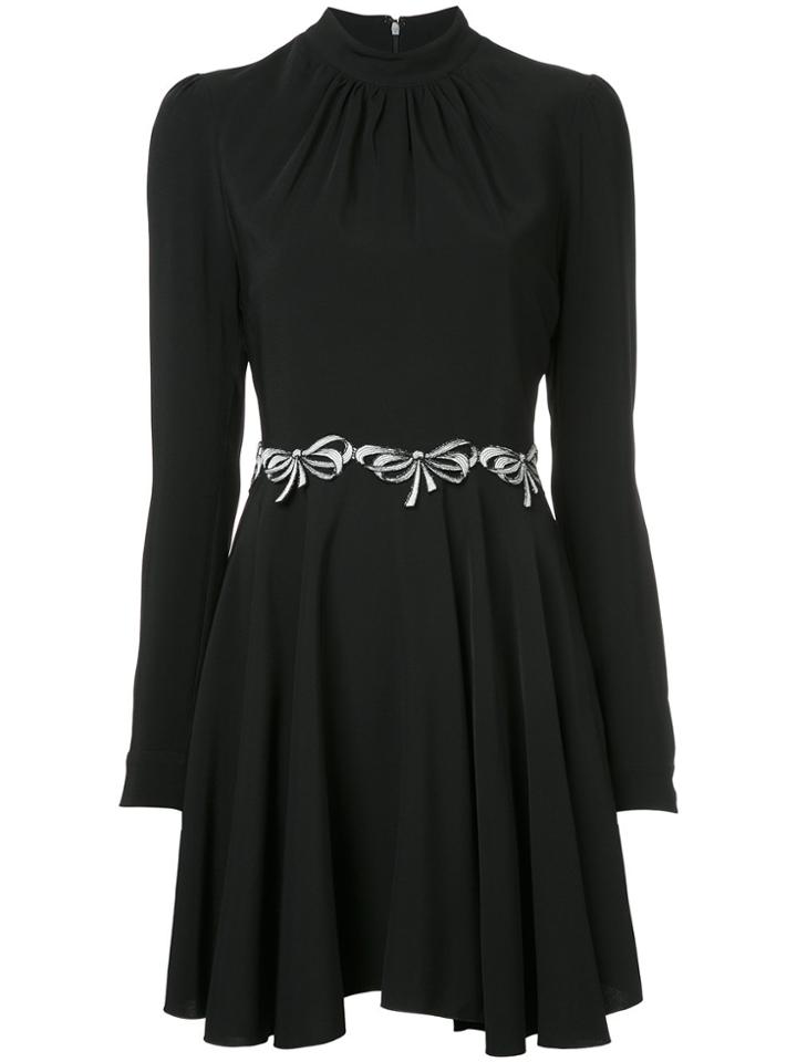 Giamba Bow Princess Dress - Black