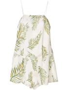 Forte Forte Fern Leaf Playsuit - Nude & Neutrals