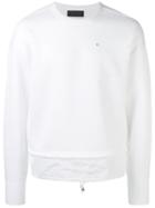 Diesel Black Gold - Parachute Toggle Hem Sweatshirt - Men - Viscose/polyamide - S, White, Viscose/polyamide