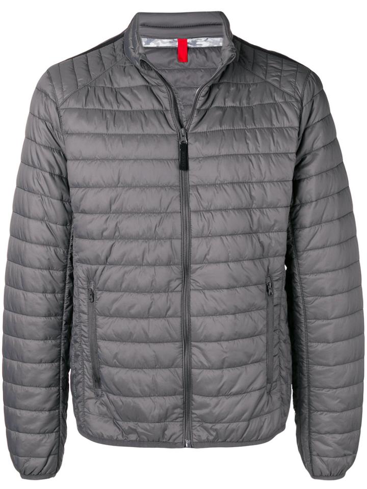 Geox Quilted Bomber Jacket - Grey